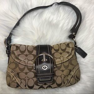 COACH SOHO BUCKLE FLAP SIGNATURE BAG